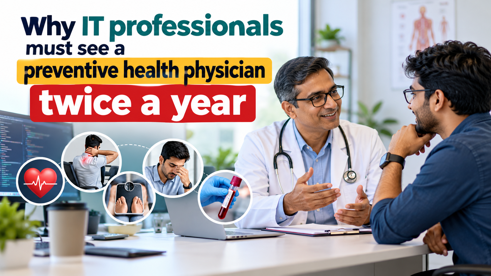 Why IT professionals must see a preventive health physician twice a year